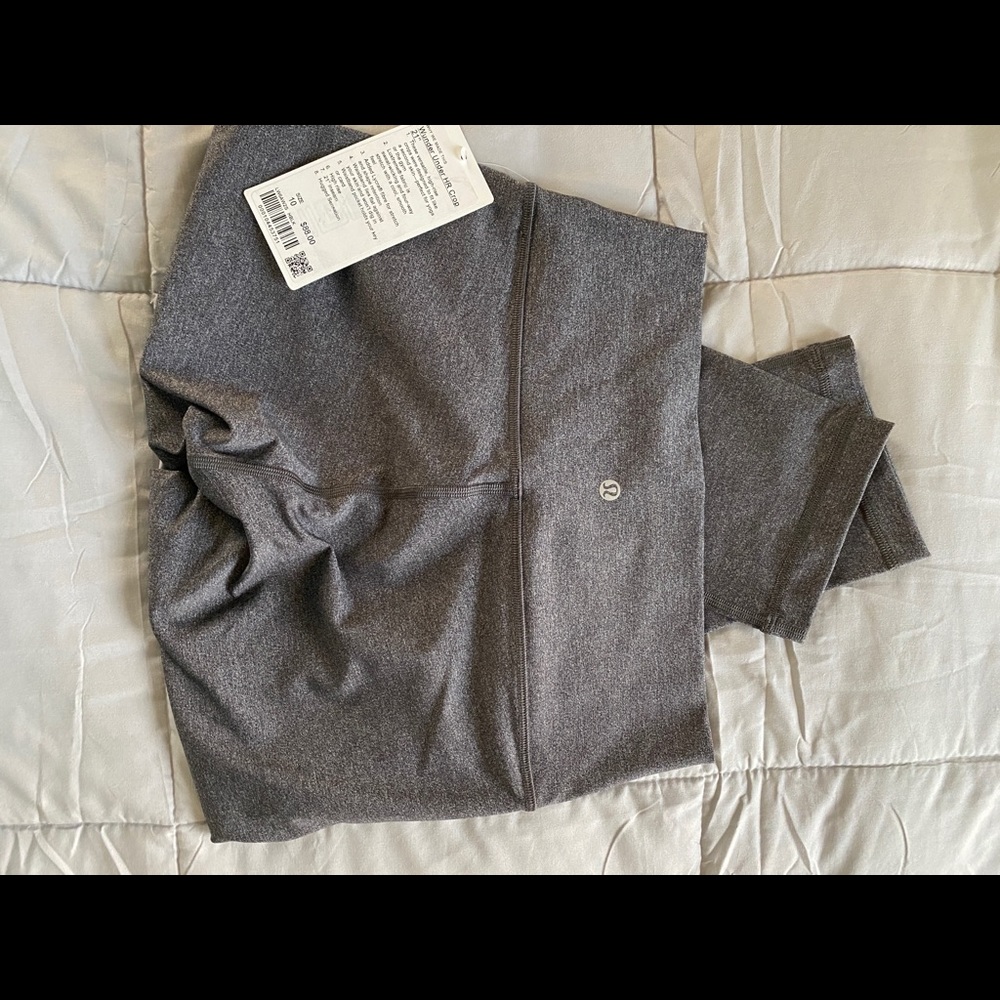 lululemon wunder under high rise HR crop 21